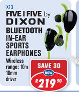 Five I Five Dixon Bluetooth In-Ear Sports Eaphones X13