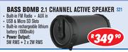 Dixon Bass Bomb 2.1 Channel Active Speaker S21