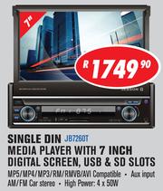 Special Jebson Single Din Media Player With 7 Inch Digital Screen, USB & SD  Slots JB7260T — m.