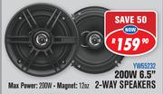 Jebson 200W 6.5" 2 Way Speakers YW65232