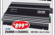 Jebson Car Amplifiers 2500W 4 Channel JB7004