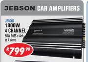 Jebson Car Amplifiers 1800W 4 Channel JB5004