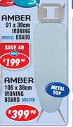 Amber 106 x 38cm Ironing Board Metal Top MS4215D