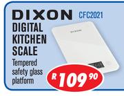 Dixon Digital Kitchen Scale Tempered Safety Glass Platform CFC2021