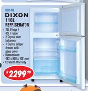 Dixon 118Ltr Refrigerator BCD-118