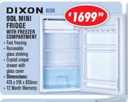 Dixon 90Ltr Mini Fridge With Freezer Compartment BC90