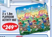 2 x 1.8m Playroom Activity Mat 1665