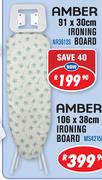 Amber 91 x 30cm Ironing Board NR3612S