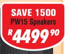 DXN Pro 15 Inch DJ/PA Speakers Pair PW15