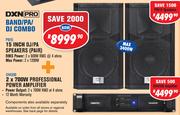 DXN Pro 2 x 700W Professional Power Amplifier DH4500