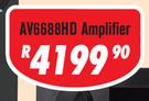 Dixon 6 Channel HD Receiver Amplifier AV6688HD