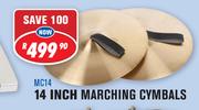 Sanchez 14 Inch Marching Cymbals MC14
