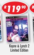 Kayne & Lynch 2 Limited Edition PS3 Game