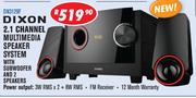 Dixon 2.1 Channel Multimedia Speaker System With Subwoofer And 2 Speakers DN3129F