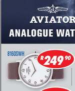 Aviator Analogue Watch 8160SWH