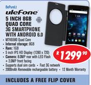 Ulefone 5 Inch 8GB Quad Core 3G Smartphone With Android 6.0 BePureLt