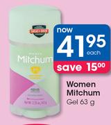 Women Mitchum Gel-63g