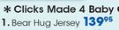 Clicks Made 4 Baby Bear Hug Jersey