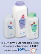 Johnson's Baby Powders-Each