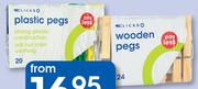 Clicks 24 Wooden Pegs-Per Pack