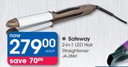 Safeway 2 In 1 LED Hair Straightener JA-2860