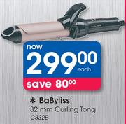 BaByliss 32mm Curling Tong C332E