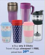 Clicks Travel Mugs-Each