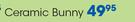 Clicks Paint Your Own Ceramic Bunny-Each