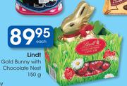 Lindt Gold Bunny With Chocolate Nest-150g
