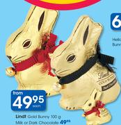 Lindt Gold Bunny Hazelnut-100g Each