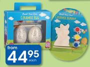 Clicks Paint Your Own Ceramic Egg-Each