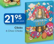 Clicks 6 Choc Chicks-Per Pack