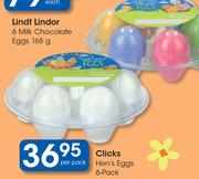 Clicks Hen's Eggs-6's Pack Per Pack