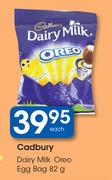 Cadbury Dairy Milk Oreo Egg Bag-82g