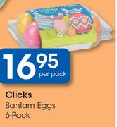 Clicks Bantam Eggs-6's Pack