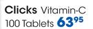 Clicks Vitamin-C 100 Tablets-Per Pack