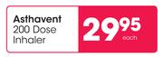 Asthavent 200 Dose Inhaler Each