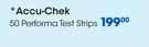 Accu-Chek 50 Performa Test Strips