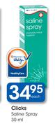 Clicks Saline Spray-30ml Each