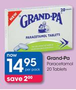 Grand-Pa Paracetamol 20 Tablets-Per Pack