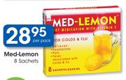 Med-Lemon 8 Sachets-Per Pack