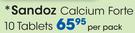 Sandoz Calcium Forte Tablets-10's