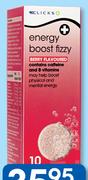 Clicks Energy Boost Fizzy Tablets-10's