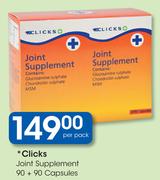 Clicks Joint Supplement 90's + 90's Capsules