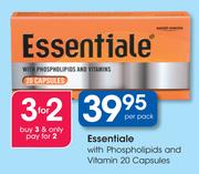 Essentiale With Phospholipids & Vitamin Capsules-20's