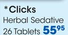 Clicks Herbal Sedative-26 Tablets