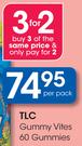 TLC Gummy Vites-60 Gummies