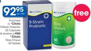 Clicks 9-Strain Probiotic 30 Capsules