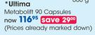 Ultima Metabolift-90 Capsules