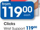 Clicks Wrist Support Each